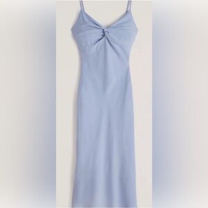 Abercrombie & Fitch Light Blue Midi Dress